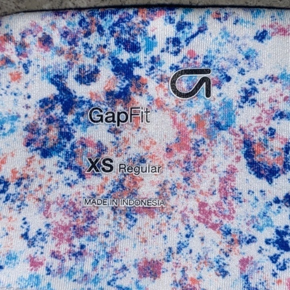 Gap fit Women's xsmall workout leggings colorful confetti print - Picture 4 of 5